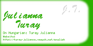 julianna turay business card